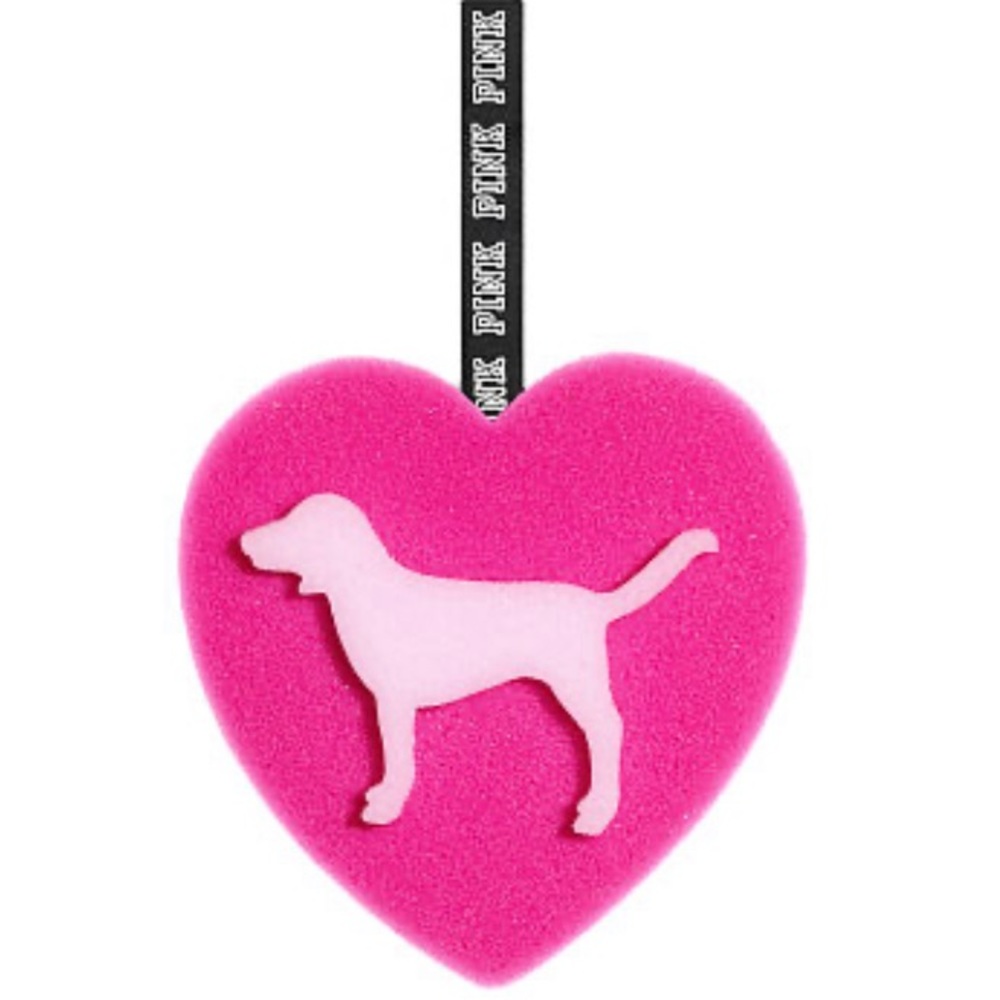 Victoria's Secret PINK Sponge Loofah Heart